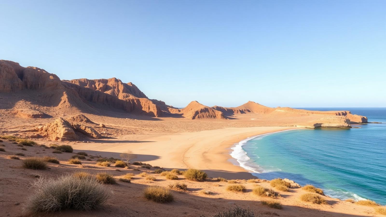 Costa de Almería coastline in Spain